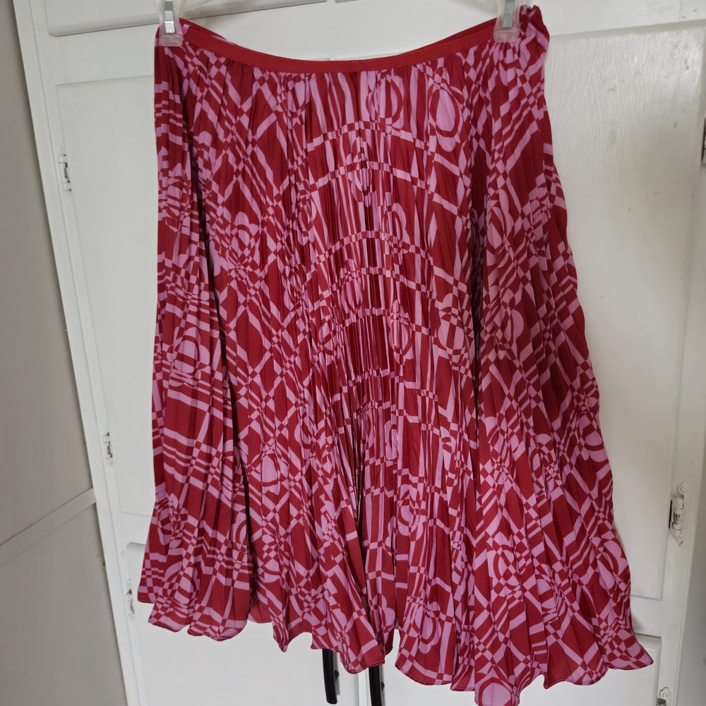 NWT Anthropologie Maeve Skirt The Valerie Pleated Midi Womens Size 4